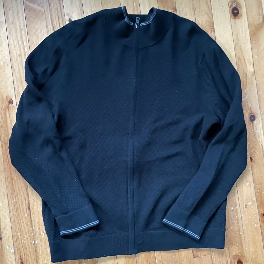 Banana Republic Black Zip-up sweater XXL